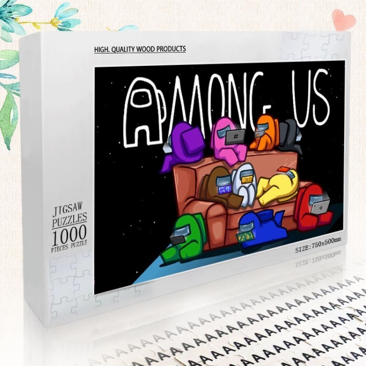 Among Us  Cartoon Adult Decompression Puzzle 1000 Pieces 5725
