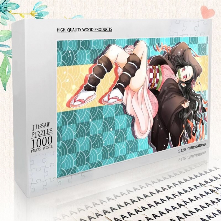 Demon Slayer Kimets Cartoon Adult Decompression Puzzle 1000 Pieces 5624 