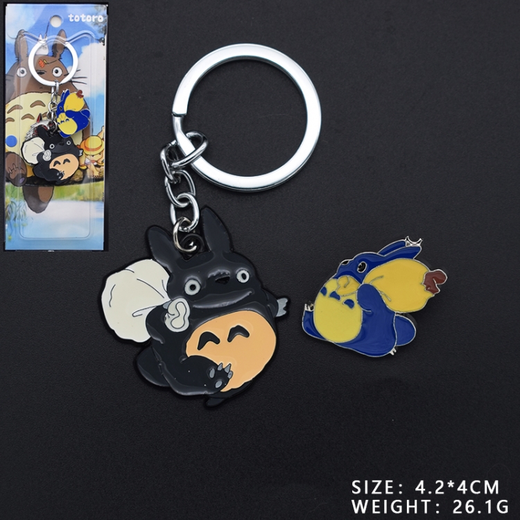 TOTORO Metal keychain pendant gift style C