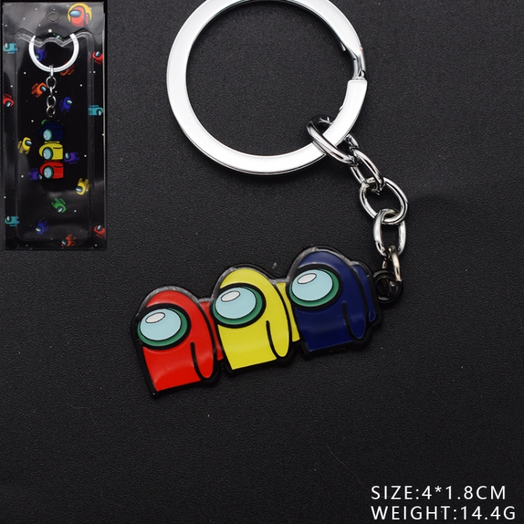 AMONG-US   cartoon keychain school bag pendant