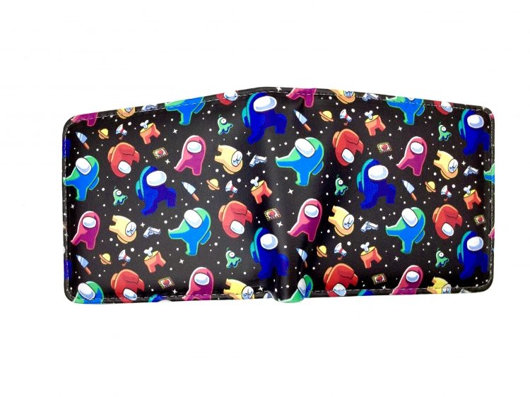  AMONG US two fold  Short wallet 11X9.5CM 60G