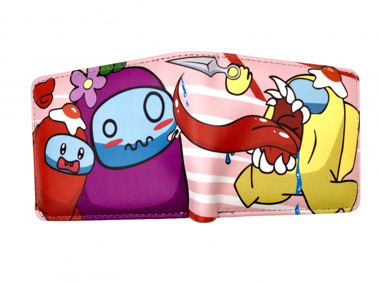  AMONG US two fold  Short wallet 11X9.5CM 60G