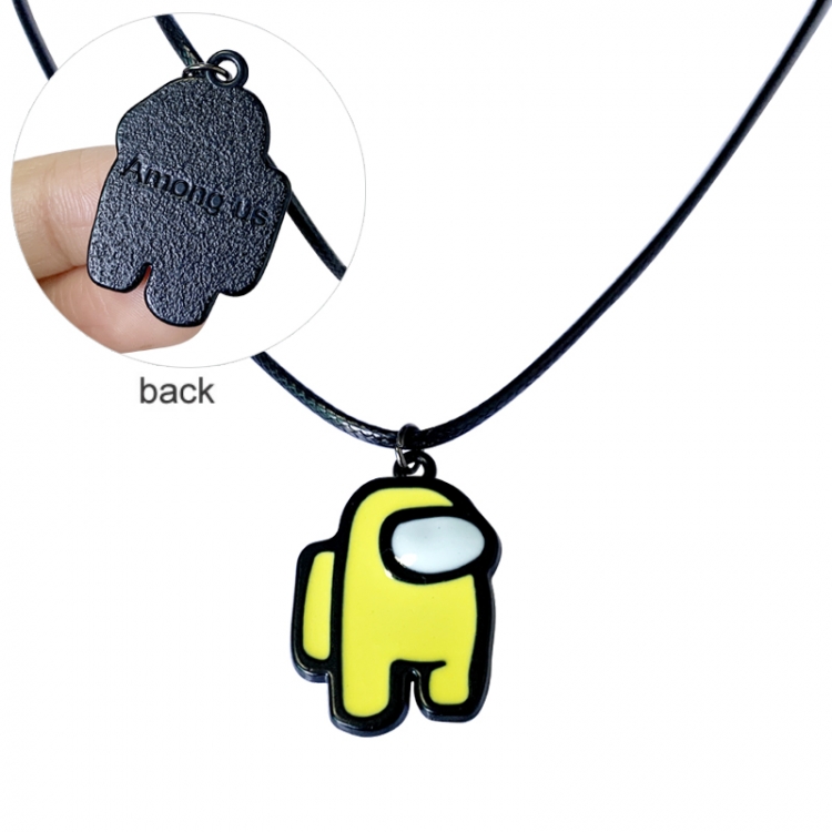 Among us Cartoon surrounding zinc alloy necklace  price for 5 pcs