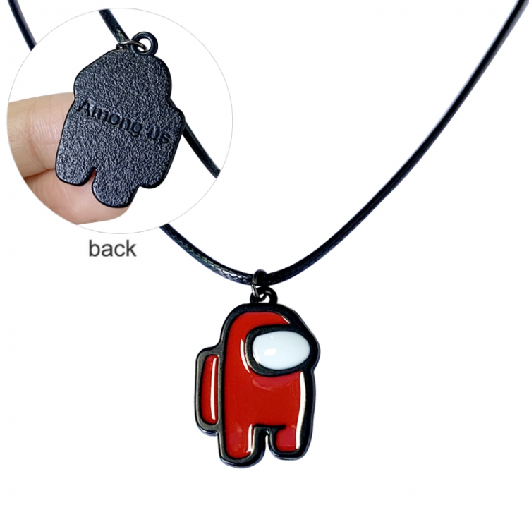Among us Cartoon surrounding zinc alloy necklace  price for 5 pcs