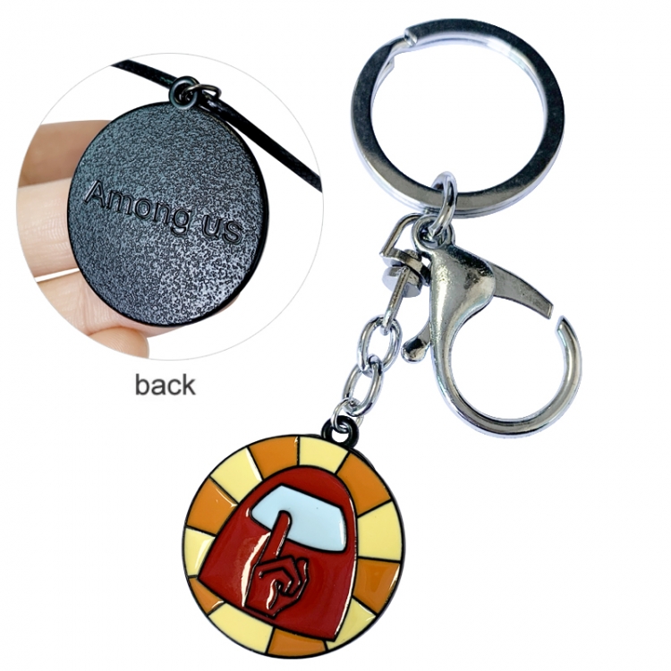 Among us  Cartoon surrounding zinc alloy Key Chain  price for 5 pcs