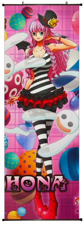 One Piece Anime  Plastic pole cloth painting Wall Scroll 60X170CM H1-384