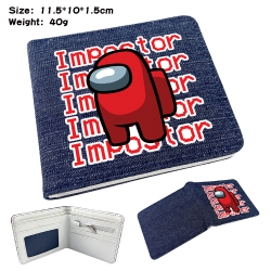 Among Us Anime Printed denim c...