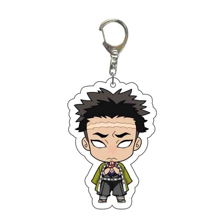 Demon Slayer Kimets Anime acrylic Key Chain  price for 5 pcs 6455