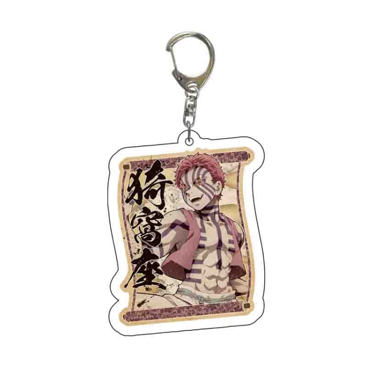 Demon Slayer Kimets Anime acrylic Key Chain  price for 5 pcs 6466