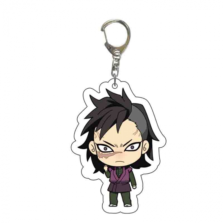 Demon Slayer Kimets Anime acrylic Key Chain  price for 5 pcs 6459