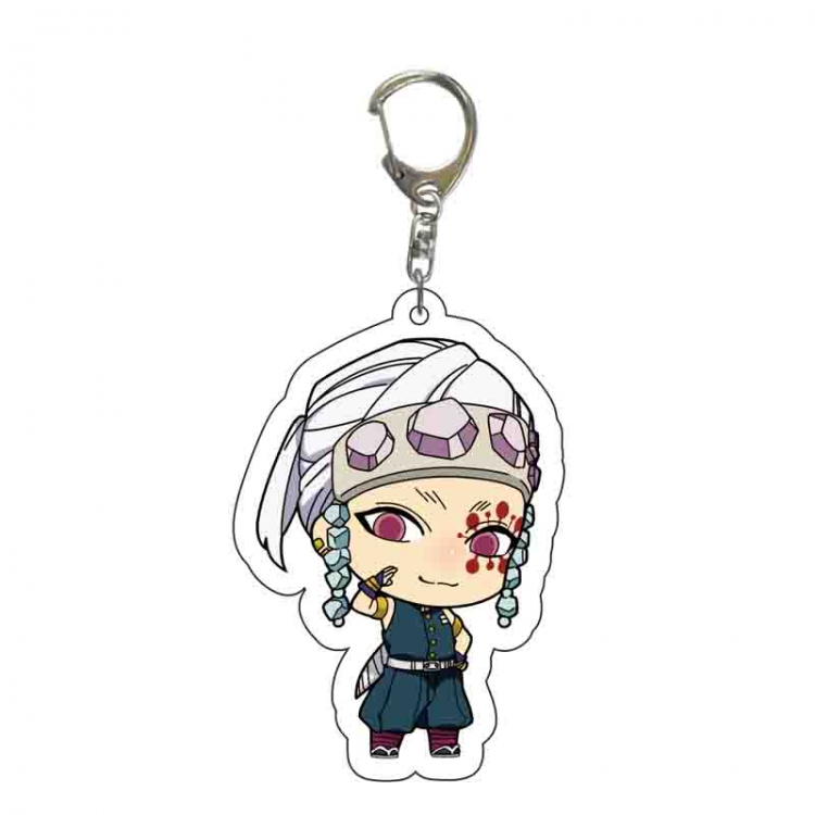 Demon Slayer Kimets Anime acrylic Key Chain  price for 5 pcs 6452