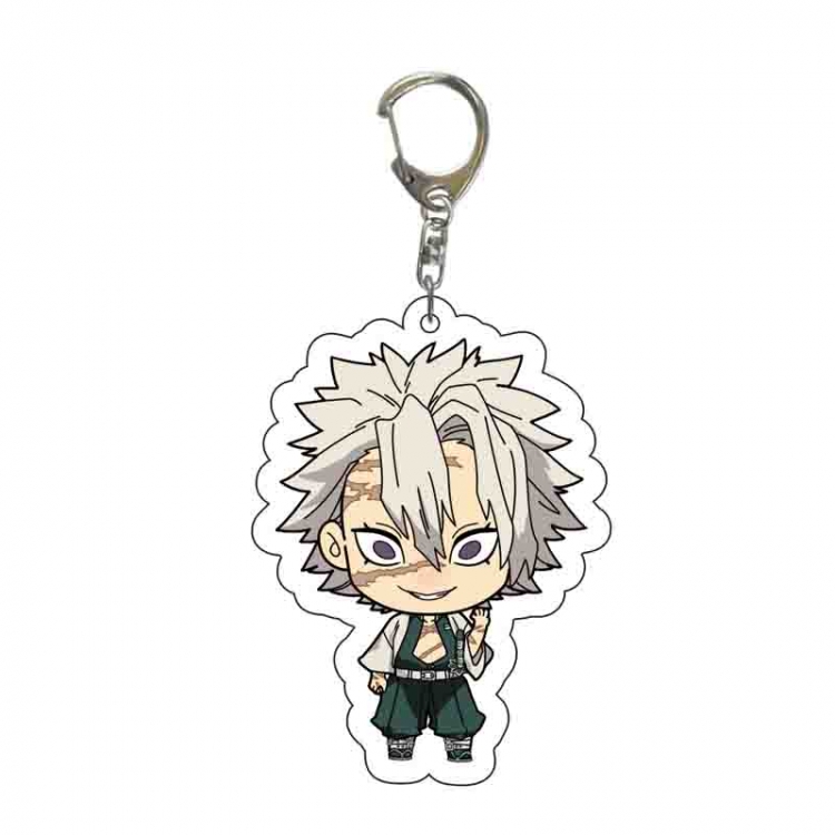 Demon Slayer Kimets Anime acrylic Key Chain  price for 5 pcs 6457