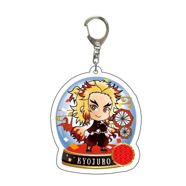 Demon Slayer Kimets Anime acrylic Key Chain  price for 5 pcs 6438