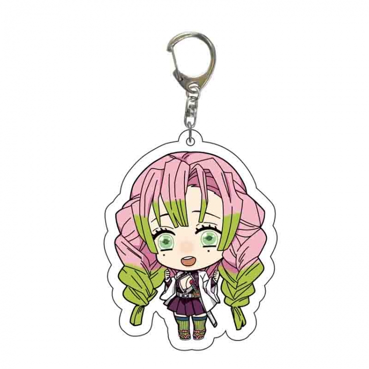 Demon Slayer Kimets Anime acrylic Key Chain  price for 5 pcs 6453