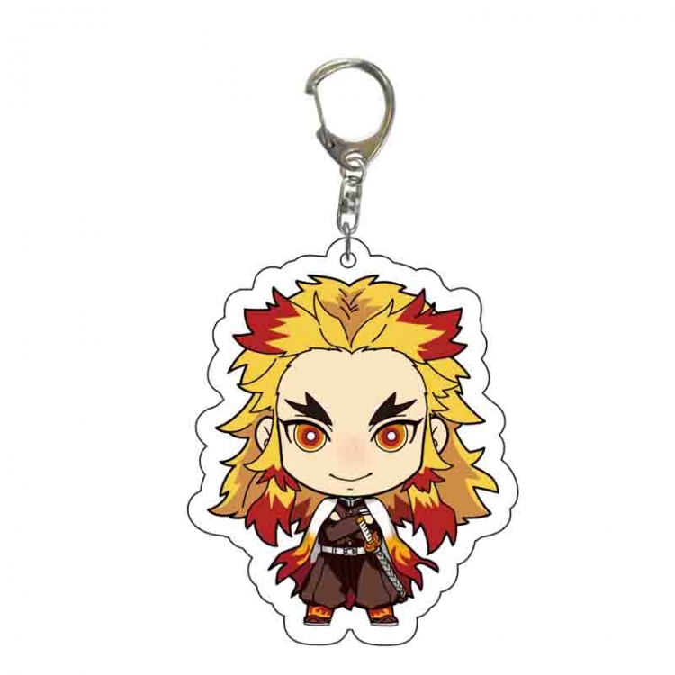 Demon Slayer Kimets Anime acrylic Key Chain  price for 5 pcs 6451