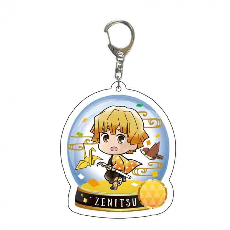 Demon Slayer Kimets Anime acrylic Key Chain  price for 5 pcs 6444