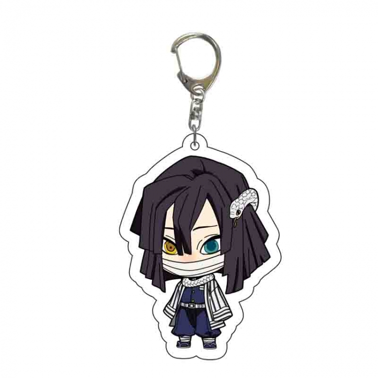 Demon Slayer Kimets Anime acrylic Key Chain  price for 5 pcs  6456