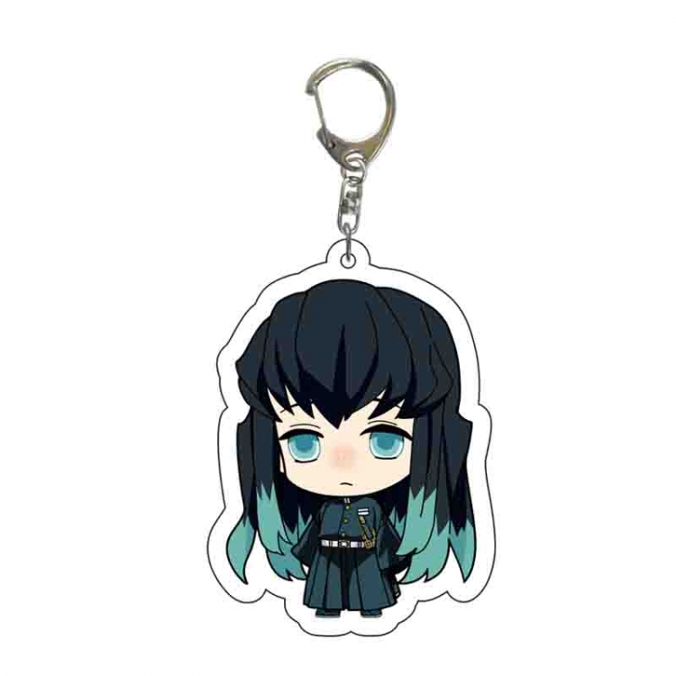 Demon Slayer Kimets Anime acrylic Key Chain  price for 5 pcs 6454