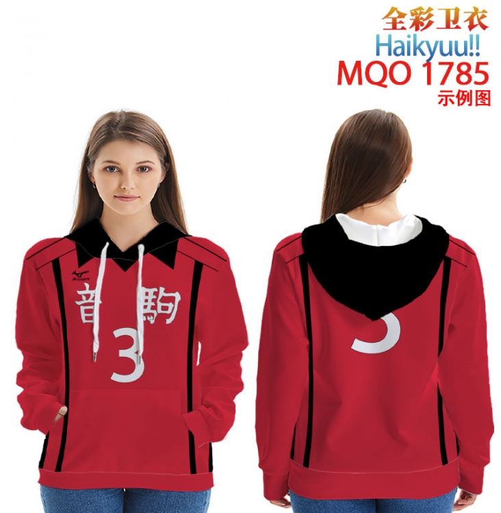 Haikyuu!! Patch pocket Sweatshirt Hoodie  9 sizes from XXS to 4XL MQO1785