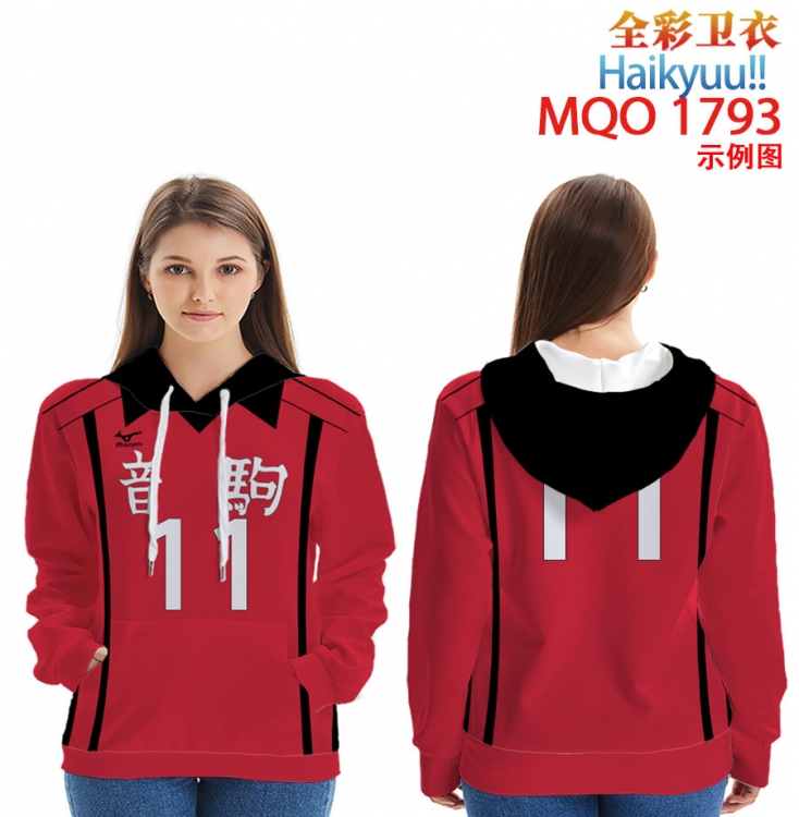Haikyuu!! Patch pocket Sweatshirt Hoodie  9 sizes from XXS to 4XL MQO1793