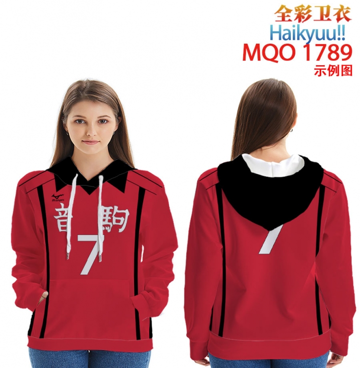 Haikyuu!! Patch pocket Sweatshirt Hoodie  9 sizes from XXS to 4XL MQO1789