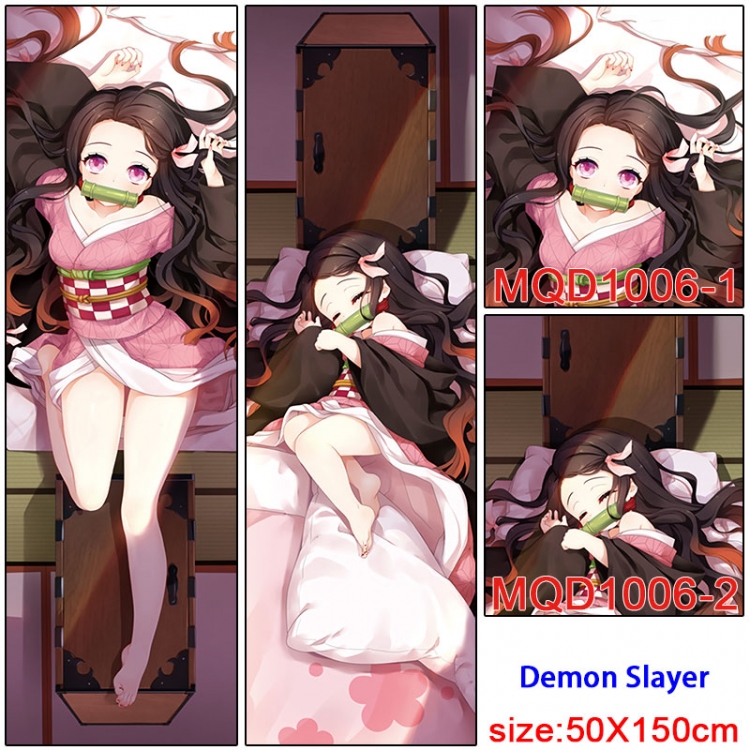 Demon Slayer Kimets Full color double-sided humanoid body pillow 150X50CM  MQD-1006