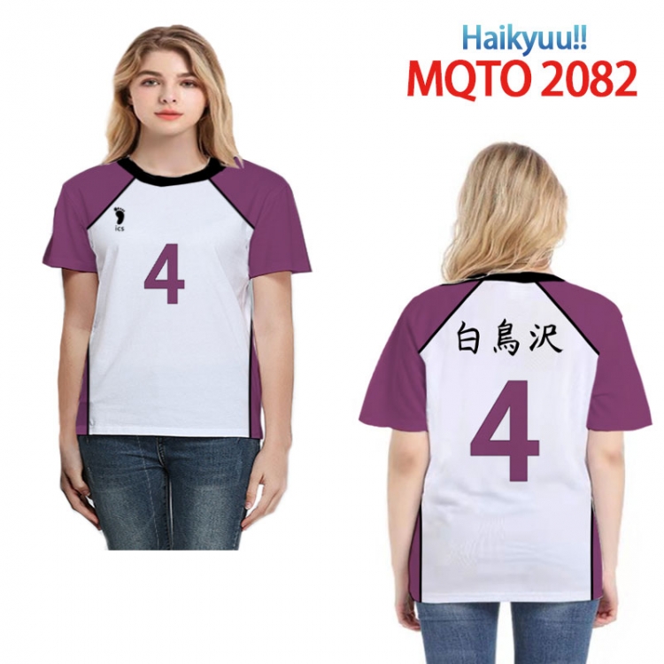 Haikyuu!! Full color printed short-sleeved T-shirt  2XS-4XL MQTO 2082