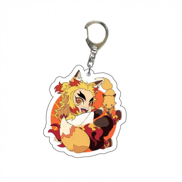 Demon Slayer Kimets Anime acrylic Key Chain  price for 5 pcs  6361