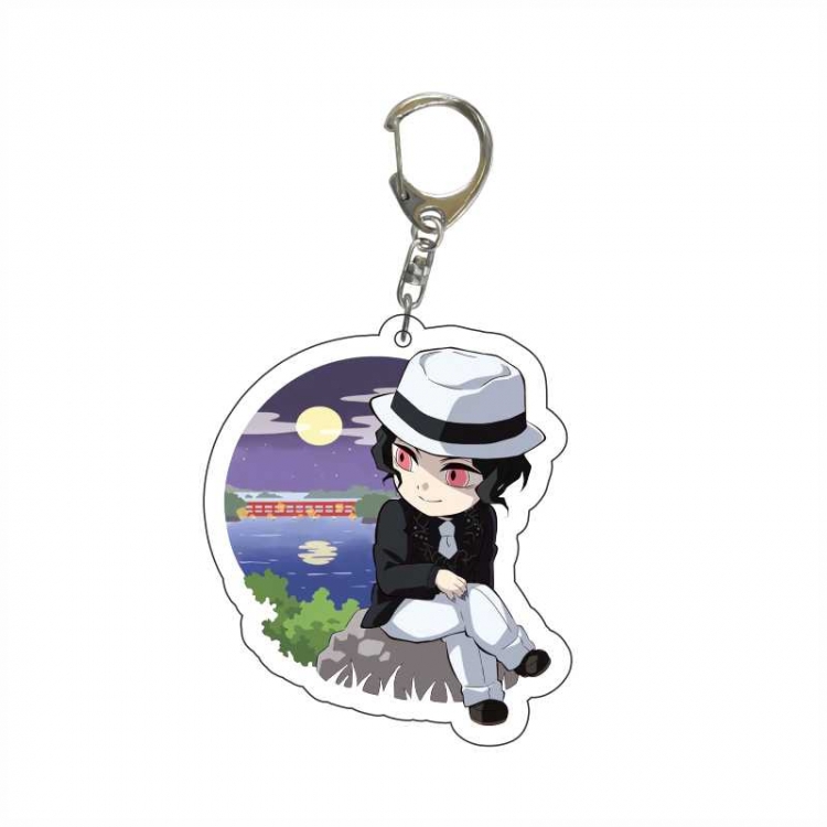 Demon Slayer Kimets Anime acrylic Key Chain  price for 5 pcs  6363