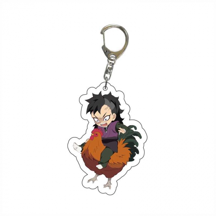 Demon Slayer Kimets Anime acrylic Key Chain  price for 5 pcs  6372