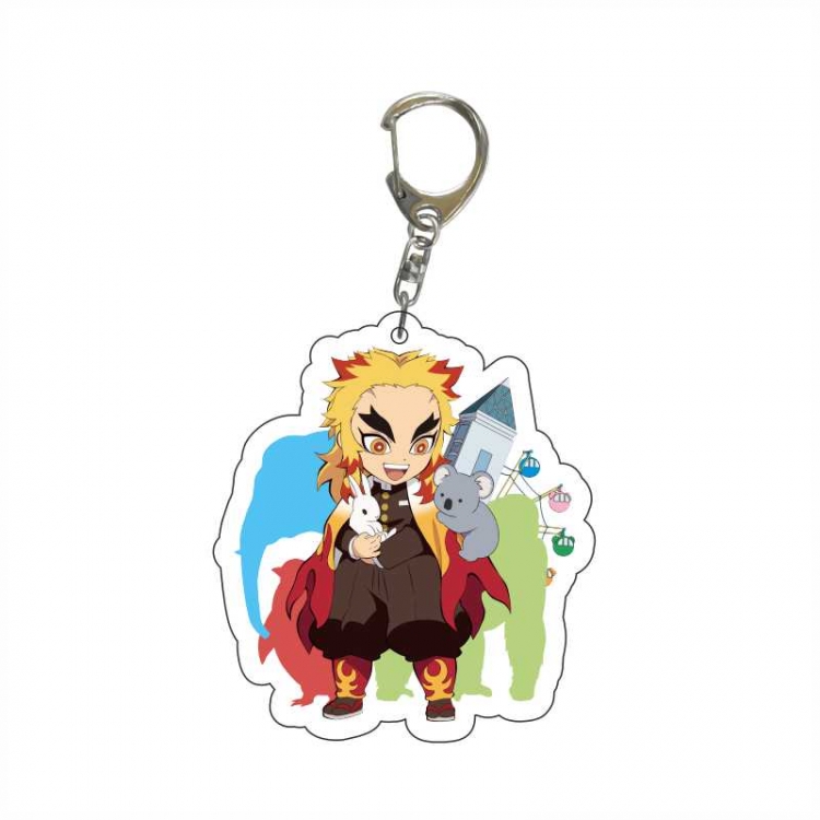 Demon Slayer Kimets Anime acrylic Key Chain  price for 5 pcs  6370