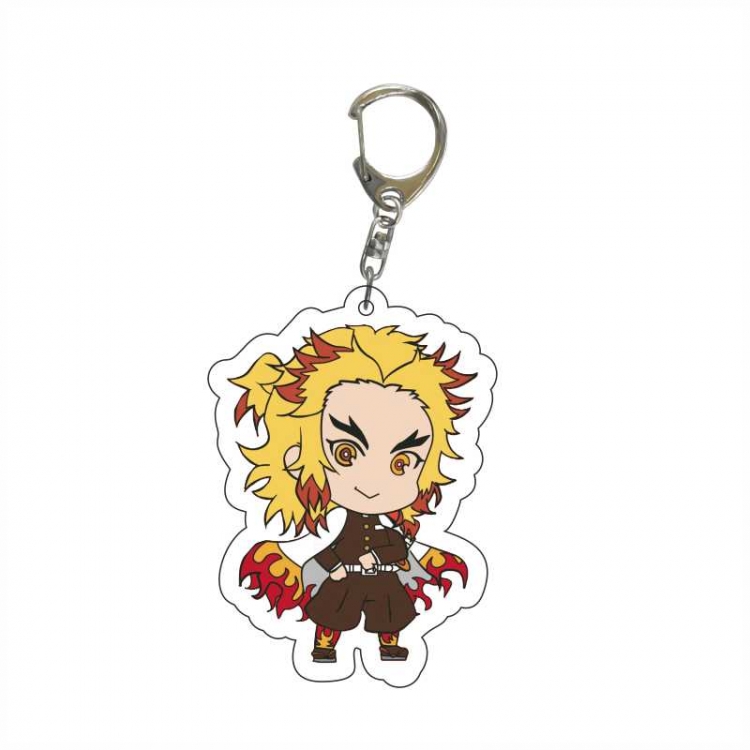 Demon Slayer Kimets Anime acrylic Key Chain  price for 5 pcs 6339