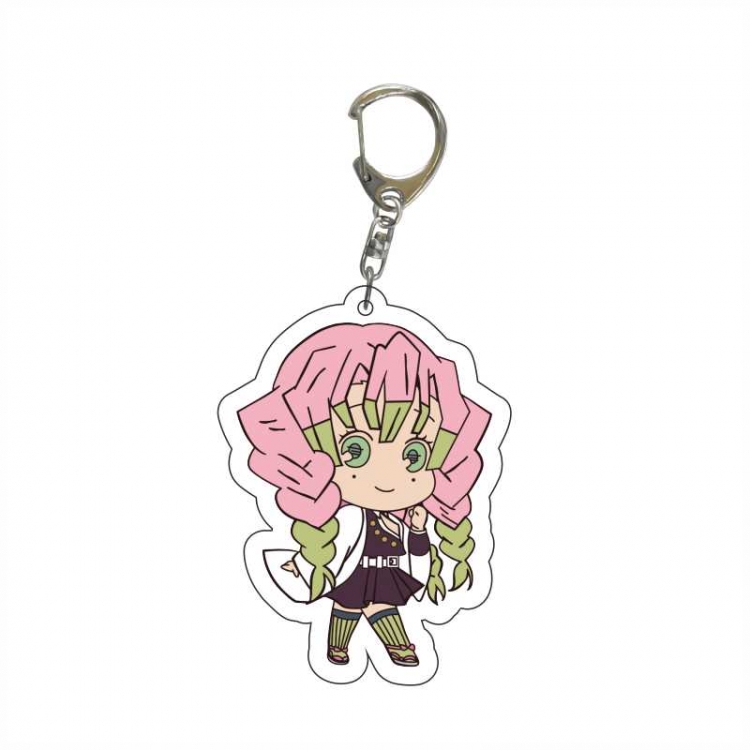 Demon Slayer Kimets Anime acrylic Key Chain  price for 5 pcs 6340