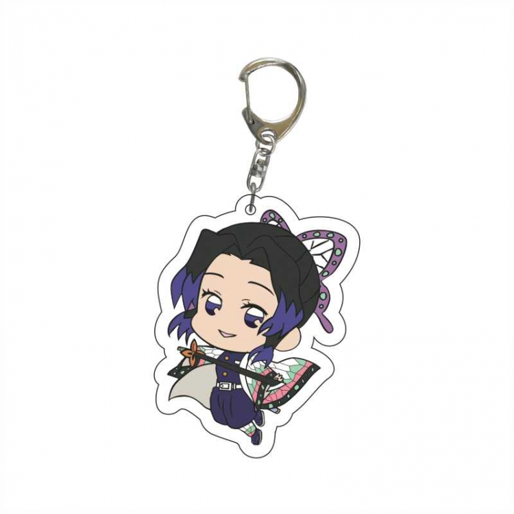Demon Slayer Kimets Anime acrylic Key Chain  price for 5 pcs 6348