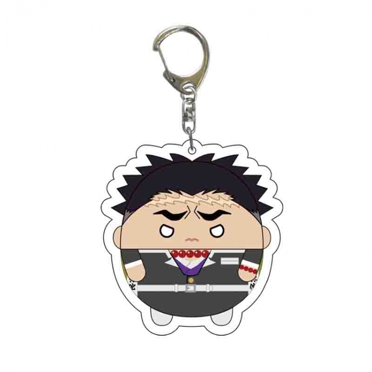 Demon Slayer Kimets Anime acrylic Key Chain  price for 5 pcs 6322