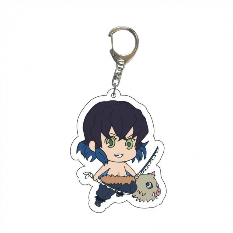 Demon Slayer Kimets Anime acrylic Key Chain  price for 5 pcs 6338