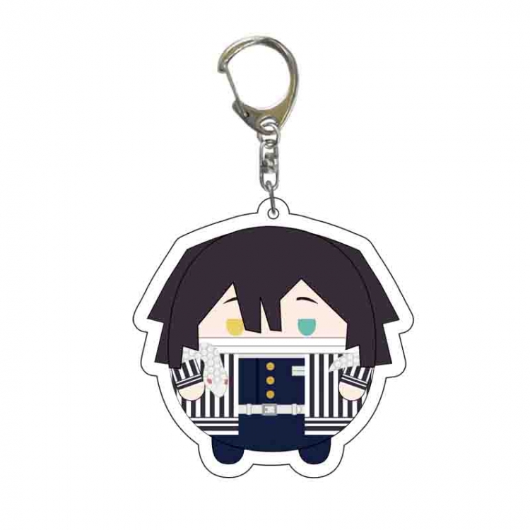 Demon Slayer Kimets Anime acrylic Key Chain  price for 5 pcs 6326