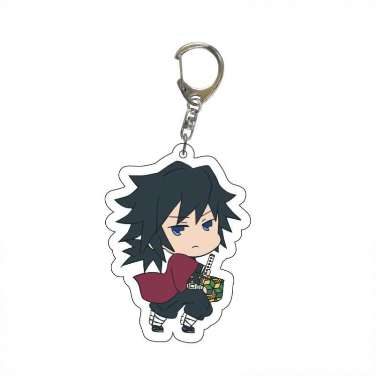Demon Slayer Kimets Anime acrylic Key Chain  price for 5 pcs 6347