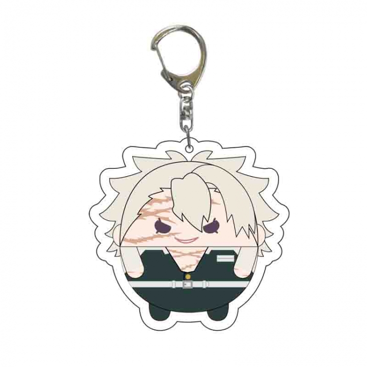 Demon Slayer Kimets Anime acrylic Key Chain  price for 5 pcs 6328