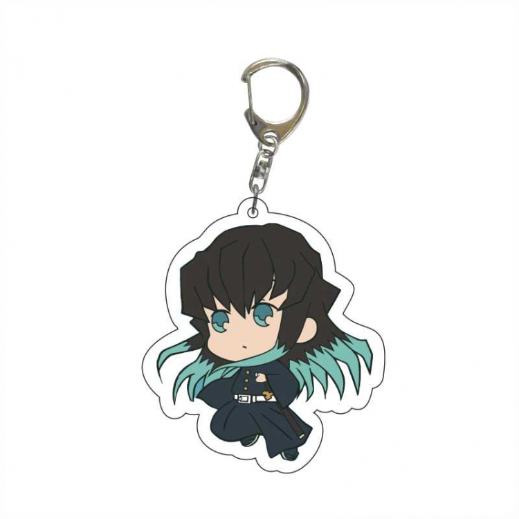 Demon Slayer Kimets Anime acrylic Key Chain  price for 5 pcs 6341