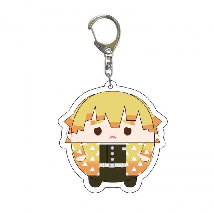 Demon Slayer Kimets Anime acrylic Key Chain  price for 5 pcs 6315