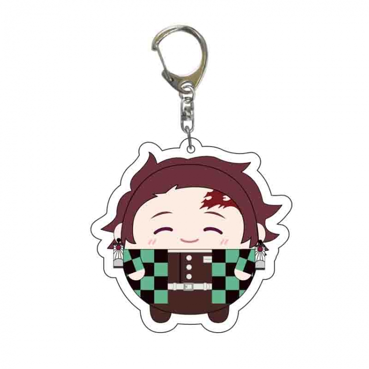 Demon Slayer Kimets Anime acrylic Key Chain  price for 5 pcs 6314