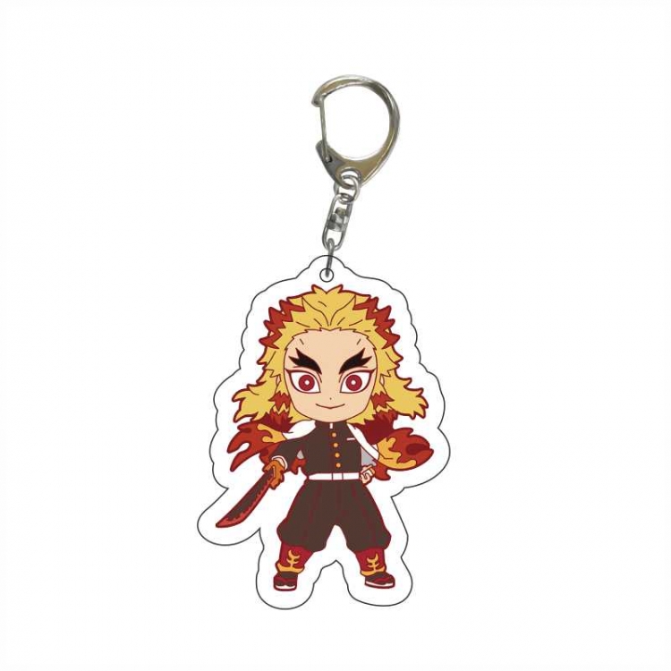 Demon Slayer Kimets Anime acrylic Key Chain  price for 5 pcs 6355