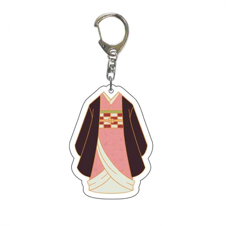 Demon Slayer Kimets Anime acrylic Key Chain  price for 5 pcs 6523