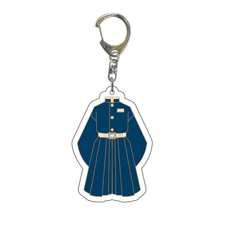 Demon Slayer Kimets Anime acrylic Key Chain  price for 5 pcs 6529
