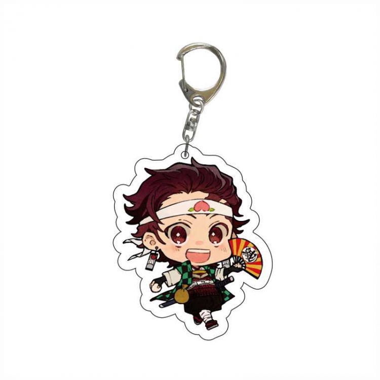 Demon Slayer Kimets Anime acrylic Key Chain  price for 5 pcs 6334