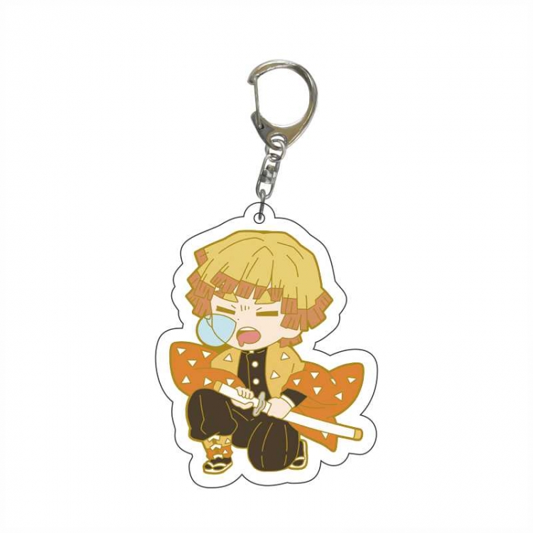 Demon Slayer Kimets Anime acrylic Key Chain  price for 5 pcs 6353