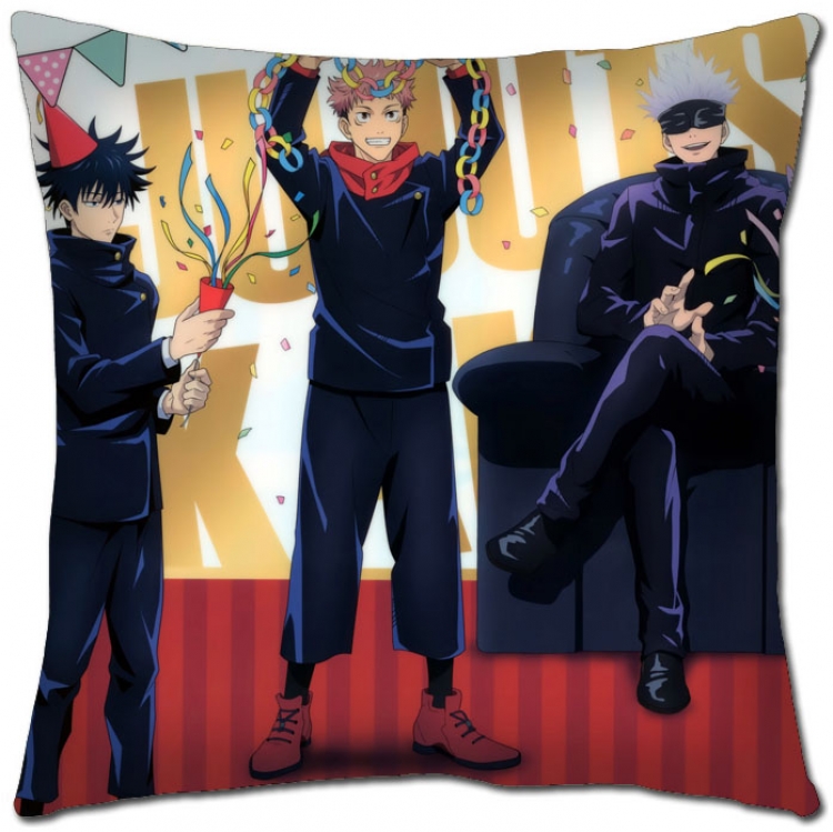 Jujutsu Kaisen Anime square full-color pillow cushion 45X45CM NO FILLING Z3-24