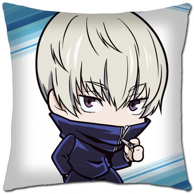 Jujutsu Kaisen Anime square full-color pillow cushion 45X45CM NO FILLING  Z3-11