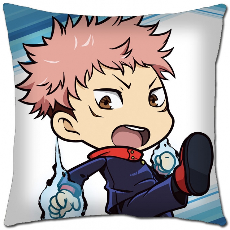 Jujutsu Kaisen Anime square full-color pillow cushion 45X45CM NO FILLING Z3-5